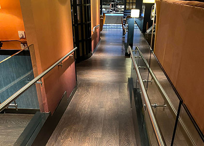 commercial hallway flooring